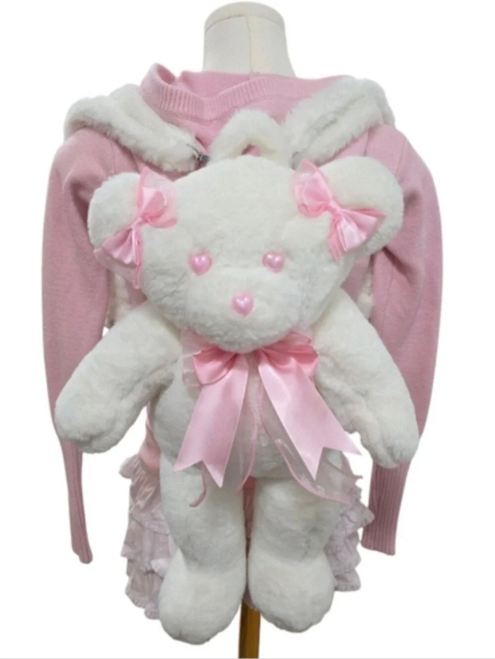 Dolls Kill Sugar Thrillz Tormented Teddy Backpack